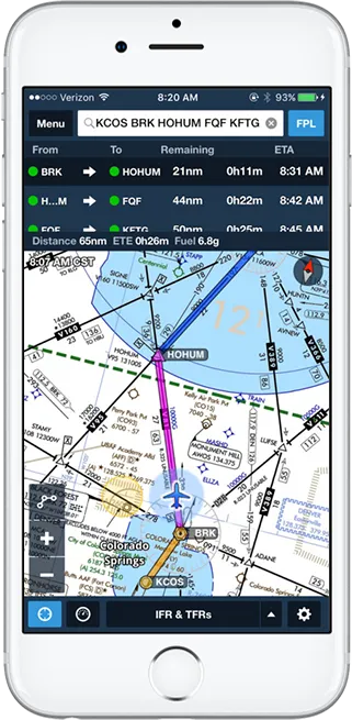 ForeFlight Mobile EFB screenshot 1
