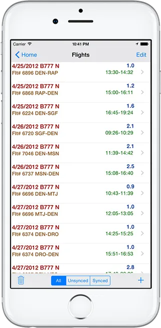 Logbook Pro Flight Log screenshot 2